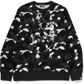 CITY CAMO PAINTING CREWNECK SWEATSHIRT MENS