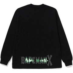 BAPEMAN-X LS TEE MENS